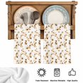 thumbnail image 5 of Orange Botanical Kitchen Towels Set of 1, Vintage Blossom Floral Wildflower Absorbent Dish Towels for Kitchen, Microfiber Hand Towel, Quick Drying Tea Towel for Cleaning Decorative Dishcloths, 5 of 7