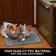 thumbnail image 5 of Alfombrilla de alimentación para mascotas para perros y gatos, alfombrilla flexible e impermeable para comida y agua, alfombrilla de comida para perros fácil de limpiar con respaldo antideslizante, 5 of 8