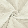 thumbnail image 5 of 3 Pcs Luxury Velvet Oversized Embroidery Quilted Quilt Set  Soft and Plush Bedding Set  Includes Quilt and Shams All-Season Comforter, 5 of 7
