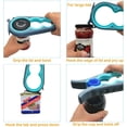 thumbnail image 3 of Neighborly Nook 6-in-1 Jar Opener & Bottle Opener Set for Weak Hands - Multi-Function Kitchen Opener Tool for Seniors with Arthritis, Elderly - Includes Jar Lid Gripper Pad, Corkscrew Opener, 3 of 9