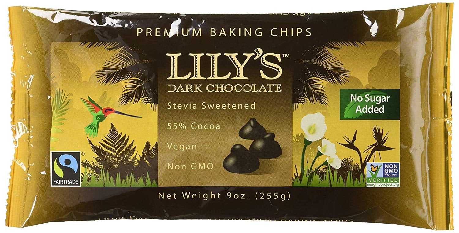 Lily's Chocolate All Natural Dark Chocolate Premium Baking Chips 9