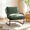 Green, variant on Gewnee Ergonomic Low Profile Accent Armchair, Heavy-Duty Metal Frame Upholstered Reading Side Chair, Space-Saving for Living Room Bedroom Office, Green