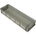 thumbnail image 4 of LewisBins Durable Flexible Office Polyethylene StakPak Long Box, Gray, 4 of 7