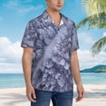 thumbnail image 5 of Snow Covered Trees Hawaiian Shirts For Men, Summer Short-Sleeve Relaxed-Fit Button-Down Shirts Xx-Large, 5 of 9