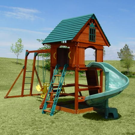 Country Cottage Wood Playcenter & Swing Set
