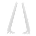 thumbnail image 1 of unbranded 2Pcs White Cold Rolled Steel Shelf Support Brackets with Antislip Surface for Home Shelving, 1 of 8