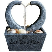 Newport Coast Collections Heart Holiday Fountain