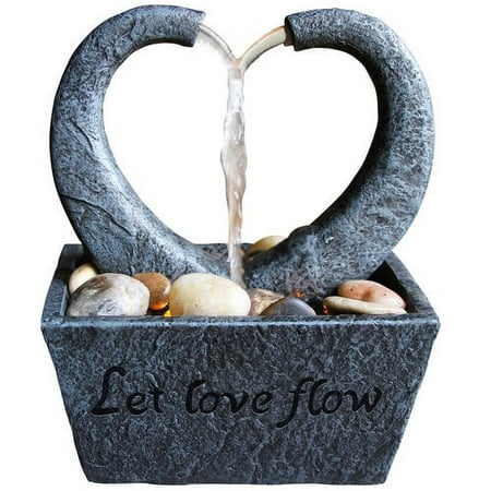 Newport Coast Collections Heart Holiday Fountain