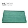 thumbnail image 2 of stanreset Velour Jewelry Tray Bracelet Earring Rectangle Shape Soft Organizer Pin Bangle Brooches Holder for Table Dresser Type 1, 2 of 8