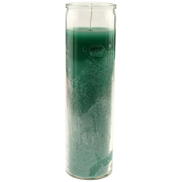 8Inch Candle, Green By Star Candle