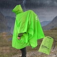 thumbnail image 4 of HUGFEGWE Poncho de Pluie à Capuche pour Usage Extérieur, Veste de Pluie Réutilisable pour Randonnée et Voyage CA919-159832, 4 of 7