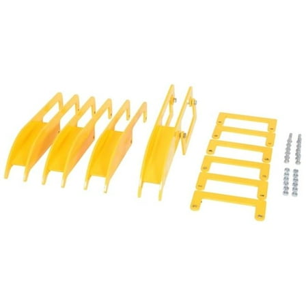 Vestil BBL-OC-RK-A Steel Additional Arms to Connect to An Open Center Bulk Bag Lifter - Yellow