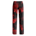 thumbnail image 6 of Halloween Pajamas Women Ladies Pumpkins Ghost Pajama Casual Elastic Waist Palazzo Pants Fall Pajamas, 6 of 6