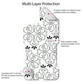 thumbnail image 4 of DistinctInk Custom SKIN / DECAL compatible with OtterBox Commuter for iPhone 11 (6.1" Screen) - Black White Floral Pattern, 4 of 5