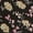 Black-Ditsy, variant on Women's Summer Floral Blouse Bow Tie Decor Casual Tank Tops XL Lavender