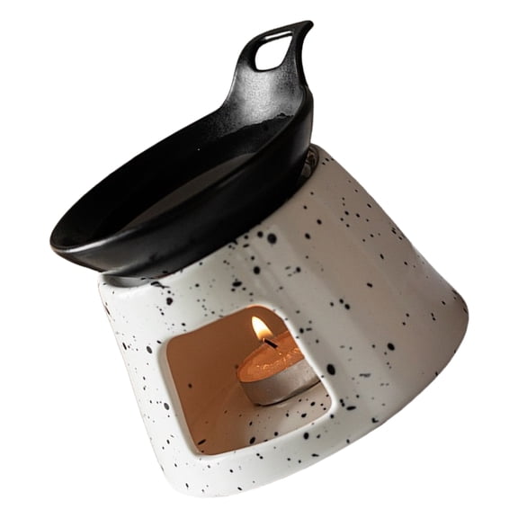Ceramics Fragrances Warmer With Detachable Dish Essential Oil Burners Tealight Holder Aromatherapies Diffuser