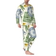 thumbnail image 2 of Sikiie Vintage Utensils Mens Pajama Set, Soft Warm Long Sleeve Sleepwear, Cozy Button-Down Pjs for Men-X-Large, 2 of 7