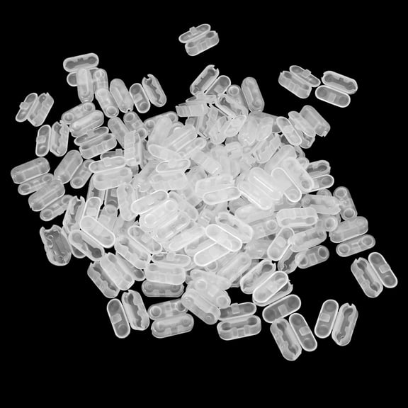 Clear Blind Pull Cord Connector Clips for Replacement Household Chain Roller Roman Vertical Curtain（100Pcs）