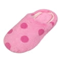 thumbnail image 2 of Women's House Indoor Slippers Fashion Casual Winter Closed Toe Polka Dot Print Backless Flat Slippers Soft Non-Slip Cushioned Home Slides Cute Indoor Footwear for Valentine's Day Gift, 2 of 8