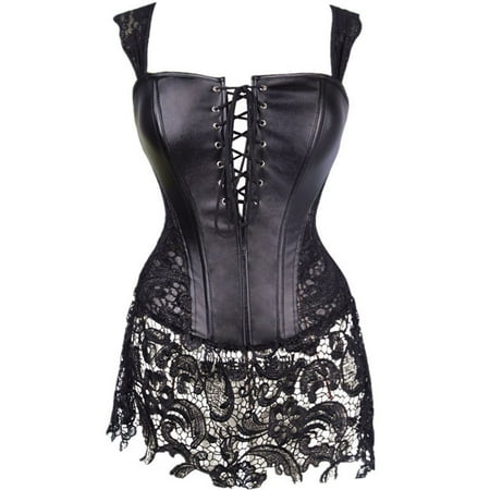 

ERTUTUYI Ladies Temptation Underwear Sleeveless Backless Lace Court Corset