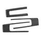 thumbnail image 3 of Accesorio para el interior del coche, 3 piezas de fibra de carbono para el volante, cubierta decorativa para el volante, calcomanía para el volante diseñada para durar, 3 of 9