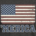 thumbnail image 3 of CafePress - Merica Flag Vintage Dark T Shirt - Men's Classic Graphic Cotton T-Shirt, 3 of 4