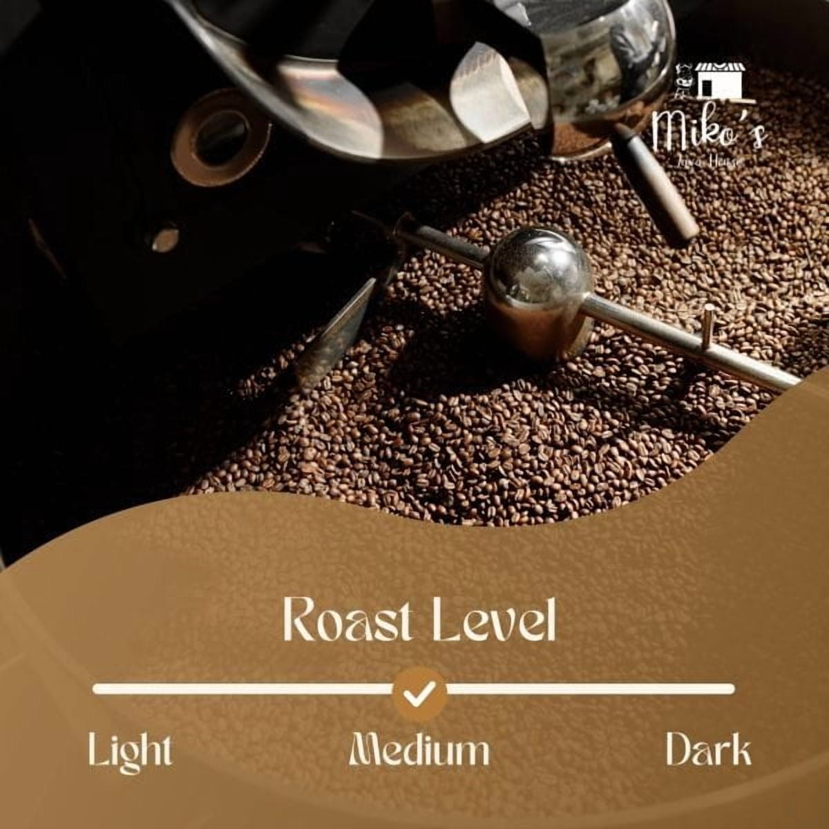 Mikos Java House Mexican Premium Coffee, 100% Arabica Chiapas Single Origin, Medium Roast Whole Bean, Organic Grown, 12oz