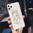 thumbnail image 1 of Funda de teléfono divertida de silicona suave para iPhone 14 13 11 Pro Max 12 SE2020 7 8 Plus XR XS Max Funda trasera transparente de lujo Funda Coque Tan Jianjun unisex, 1 of 2