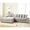 Gray, variant on L-Shaped Corduroy Daybed Sofa / Spacious Seating for Living Area