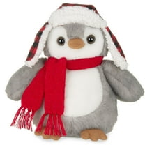 Bearington Cappy Plush Penguin Stuffed Animal with Hat and Scarf, 9.5 Inches
