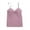 purple, variant on Bras Top for Women Tank Tops Adjustable Strap Camisole with Built in Padded Bra Vest Cami Sleeveless Basic Solid Camisole Sexy V Neck Beige M