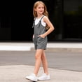 thumbnail image 4 of Pounoo Womens Rompers Tie Shoulder Strap Pocket Loose Fit Lightweight Overalls Casual Daily Style (For Small Wearers) Gift, 4 of 8