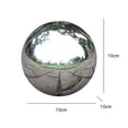 thumbnail image 3 of Bola hueca de acero inoxidable Reflectante Esfera de metal Globo Bola de espejo Adorno Likrtyny Para estrenar, 3 of 6