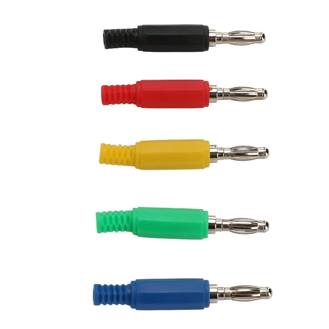 Lantern Banana Plug, Diameter 4mm/0.2in 5 Color Banana Plug Brass PE Material For Probe Test Leads