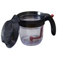 thumbnail image 2 of Fat Separator Measuring Cup And Strainer With Bottom Release For Gravy Sauces And Other Liquids With Oil Grease, 2 of 5