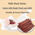 thumbnail image 6 of Soft Chew Milk Duck Sticks Dog Treats for Small, Medium, & Large Dog - Made with Fresh Duck and Milk - Healthy, High Protein, Make the Perfect Positive-Reward Training Treats for Dogs, 4.7oz., 6 of 7