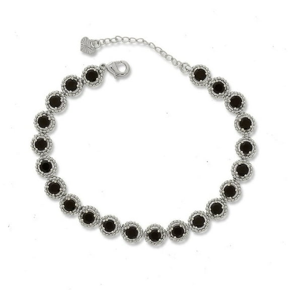 Kaash Customs CZ Stone Round Shaped Anklet Bracelet Silver Plated Summer Anklet Feet Jewelry Sparkling Beach Anklet Best Gift for Her