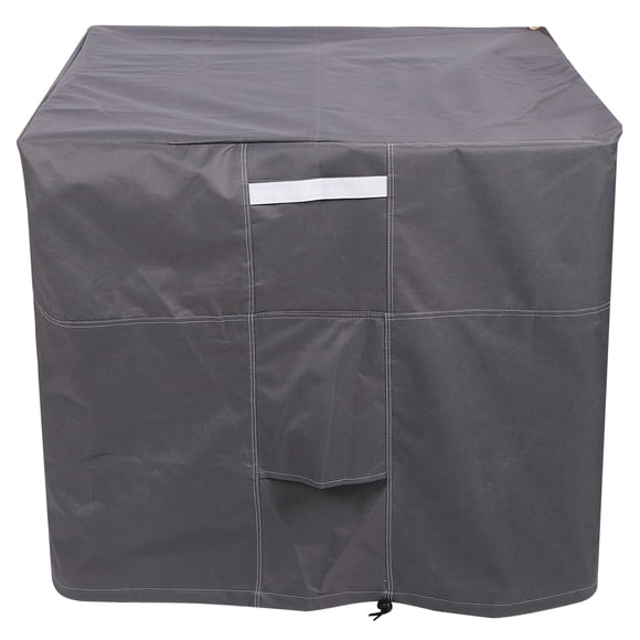 Cubierta exterior para unidad de aire acondicionado, cubierta impermeable para aire acondicionado, gris, 34 x 34 x 30 pulgadas