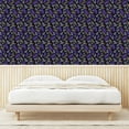 thumbnail image 3 of Ambesonne Dragonfly Peel & Stick Wallpaper for Home, Dragonflies and Leaves, 13"x100", Blue Violet Blush Black, 3 of 5