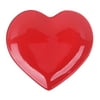Way To Celebrate Heart Plate Red