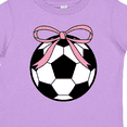 thumbnail image 4 of Inktastic Girls Soccer Ball Coquette Bow Girls Toddler T-Shirt, 4 of 5