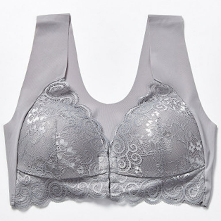 One Piece Seamless Small Breast Underwear Lace Bra Size 34/75AB Size  Advanced Gray - Yamibuy.com