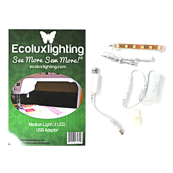 Ecoluxlighting Medium Light 6 LED with USB Adapter