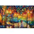 thumbnail image 1 of DIY 1000 PICS Jigsaw Puzzle walking in the rain for Kids And Adults brain game toy puzzle 1000 pieces kids educational toyswalking in the rain Deng Xun unisex, 1 of 2