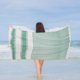 thumbnail image 1 of Toalla de playa 90x180cm de microfibra resistente a la arena | Toalla de baño de poliéster ligera y absorbente | Secado rápido, plegable, compacto | Ideal para playa, piscina, gimnasio, viajes, 1 of 5
