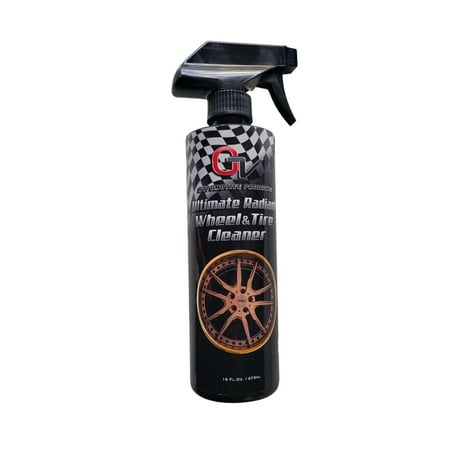 GV Corsa Detailing Products Ultimate Radiant Wheel Cleaner Spray 16oz, Acid Free, Wheel Polish, Rim Cleaner, Wheel Shine, Wheel Cleaner