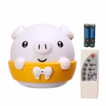 thumbnail image 1 of Luz nocturna con control remoto, luz nocturna con control remoto de 2,5 W, luz nocturna linda con forma de cerdito, luz nocturna con complemento de cerdito, calidad superior, 1 of 8