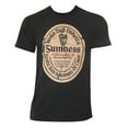 thumbnail image 1 of Guinness Men's Black Distressed Gaelic Label T-Shirt-XLarge, 1 of 2