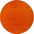 thumbnail image 1 of Ahgly Company Indoor Round Contemporary Red Abstract Area Rugs, 5' Round, 1 of 6