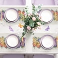 thumbnail image 5 of Dalrosia Spring Summer Purple Butterfly Placemats Set of 4, Eucalyptus Leaves Dining Place Mats Table Decor, Seasonal Home Kitchen Decoration 12 x 18 Inch, 5 of 5
